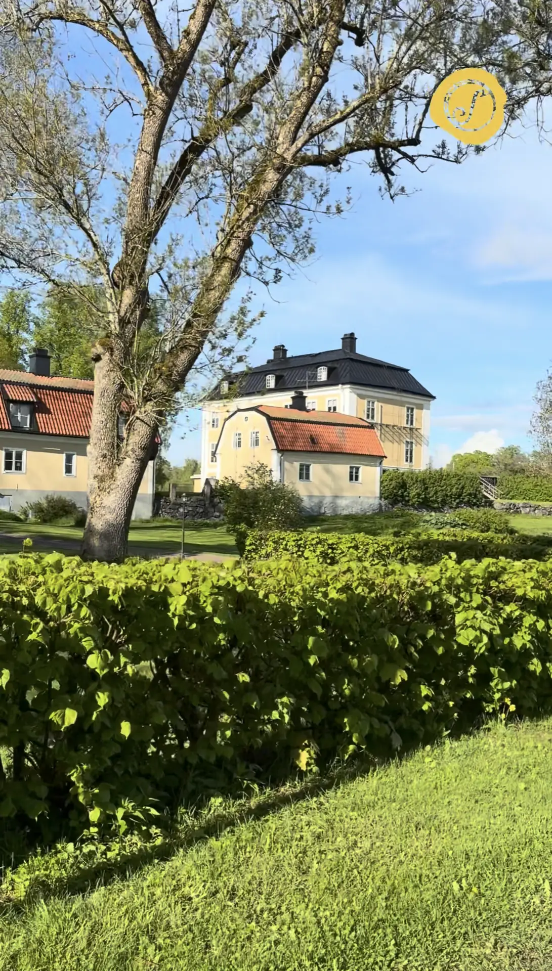 Herrgård Äppellund Natur Grönområde Sol